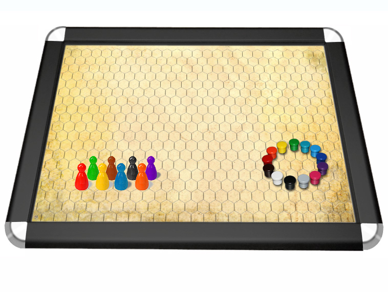 Magnetisches Whiteboard und Raster für Rollenspiel und Tabletop 